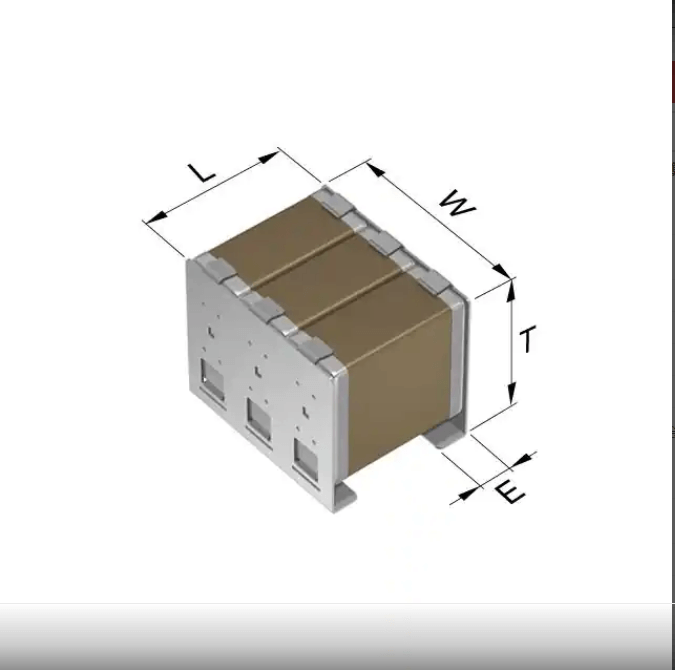 CAA573X7R1E157M670LH 2220 157M 25V橫向3支架電容